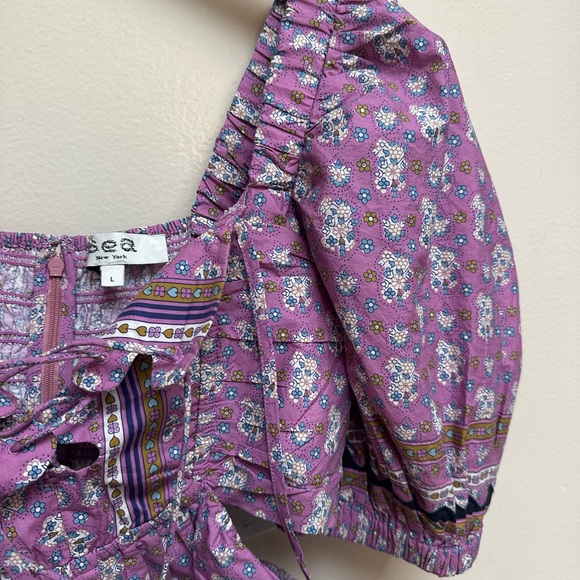 Sea NY Puff Sleeve Shirt - Picture 4 of 7